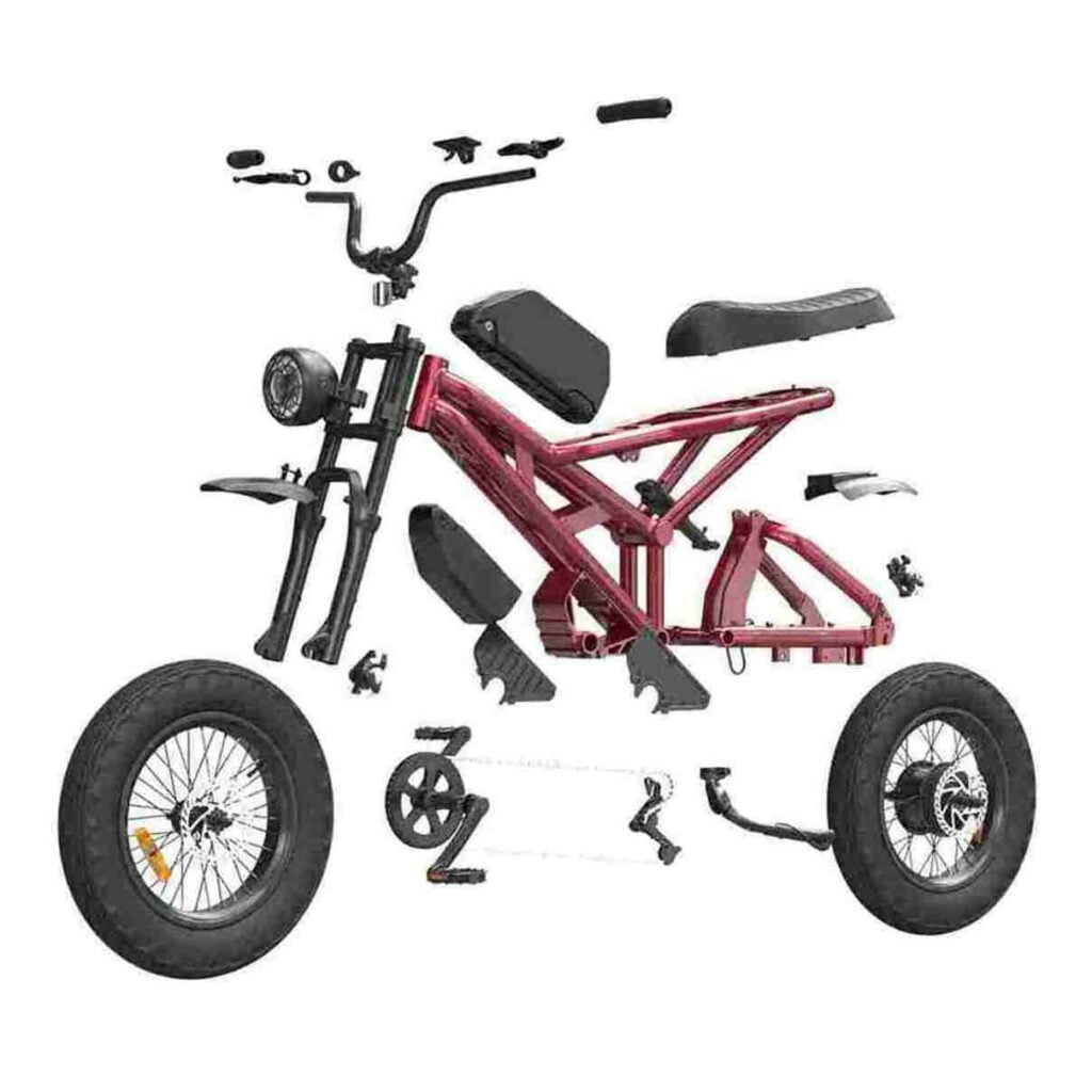 Patinete Eléctrico 3 Ruedas Adulto Rooder Chile